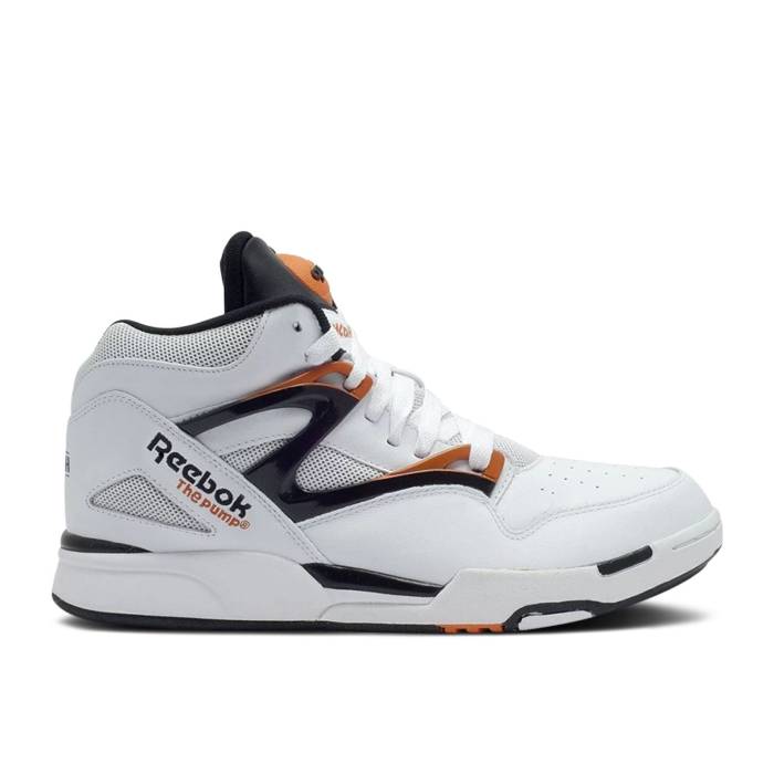 リーボック Reebok 【 Pump Omni Lite Men White/Black/Orange 】 ポンプ オムニ ライト 靴 メンズ靴 スニーカー メンズ 白色 ホワイト 黒色 ブラック orange 橙・オレンジ