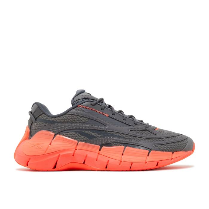 リーボック Reebok 【 Zig Kinetica 2.5 'Grey Orange Flare' Men Pure Grey/Pure Grey/Orange Flare 】 Zig ジグ orange 橙・オレンジ 靴 メンズ靴 スニーカー メンズ ピュア 灰色 グレー orange 橙・オレンジ