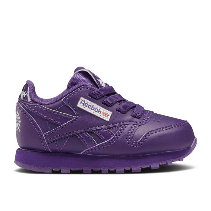 楽天スニケスリーボック Reebok 【 Popsicle X Classic Leather Toddler 'Purple Emperor' Infant Purple Emperor/Purple Emperor/Purple Emperor 】 クラシック レザー ベビー 赤ちゃん用 キッズ ベビー マタニティ ベビーファッション 靴
