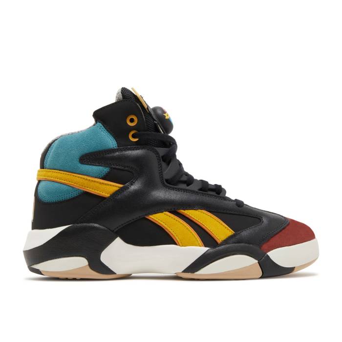 楽天スニケスリーボック Reebok 【 Street Fighter X Shaq Attaq 'Champion Edition' Men Core Black/Dark Sable/Luxe Blue 】 street ストリート ファイター シャック 靴 メンズ靴 スニーカー メンズ コア 黒色 ブラック 青色 ブルー