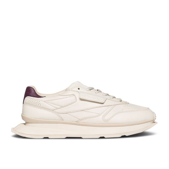 リーボック Reebok 【 Classic Leather Ltd 'Garment Off White Dark Purple' Men Garment Off White/Cream White/Dark Purple 】 クラシック レザー LTD エルティーディー 白色 ホワイト 靴 メンズ靴 スニーカー メンズ 白色