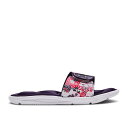 アンダーアーマー Under Armour 【 Wmns Ignite 6 Graphic Strap Slide 'Floral Camo' Women Purple Switch/White 】 イグナイト グラフィック ストラップ Slide サンダル 靴 レディース靴 サンダル その他 レディース Pur