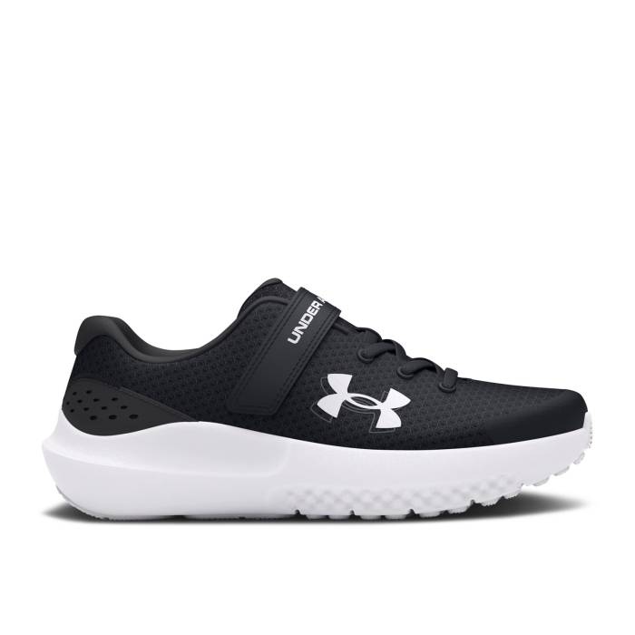 ޡ Under Armour  Surge 4 Ps 'Black White' Youth Steel/Mod Grey/...