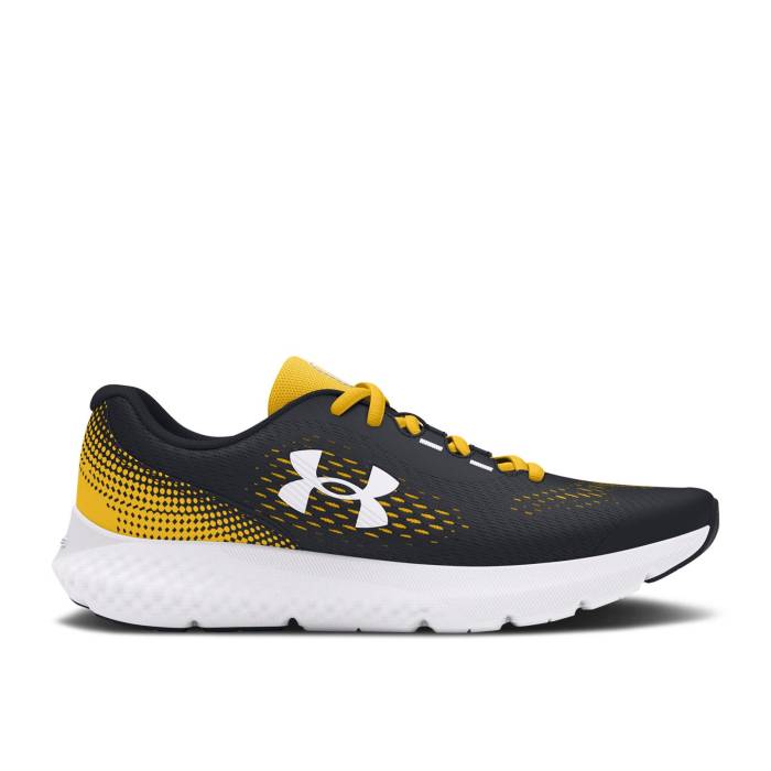 ޡ Under Armour  Charged Rogue 4 Gs 'Black Taxi' Youth Black/Ta...