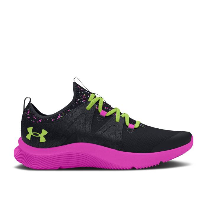 ޡ Under Armour  Infinity 3 Al Ps 'Black Vivid Magenta Speckled...