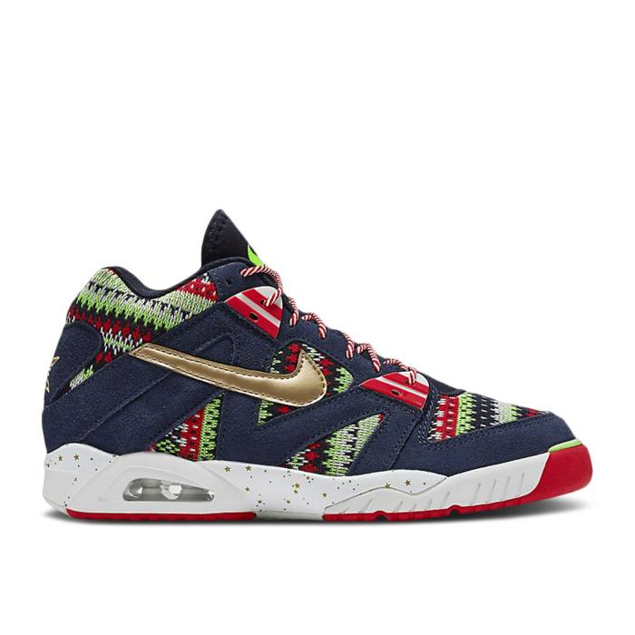 ナイキ Nike 【 Air Tech Challenge 3 Qs 'Christmas' Men Brk Obsdn/Mtllc Gld-Unvrsty Rd 】 テック 靴 メンズ靴 その他 メンズ