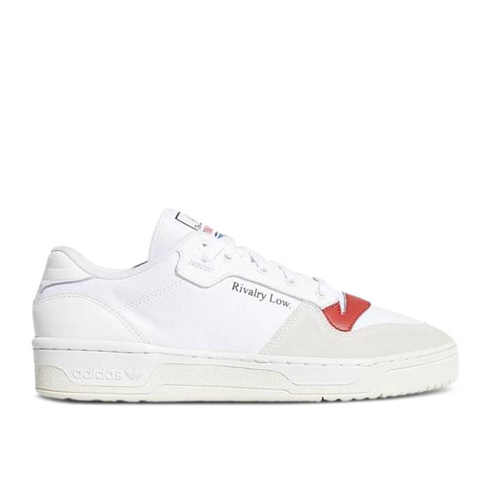 アディダス Adidas 【 Rivalry Low 'White Glory Red' Men Running White/Chalk White/Glory Red 】 靴 メンズ靴 スニーカー メンズ 白色 ホワイト Red 赤・レッド