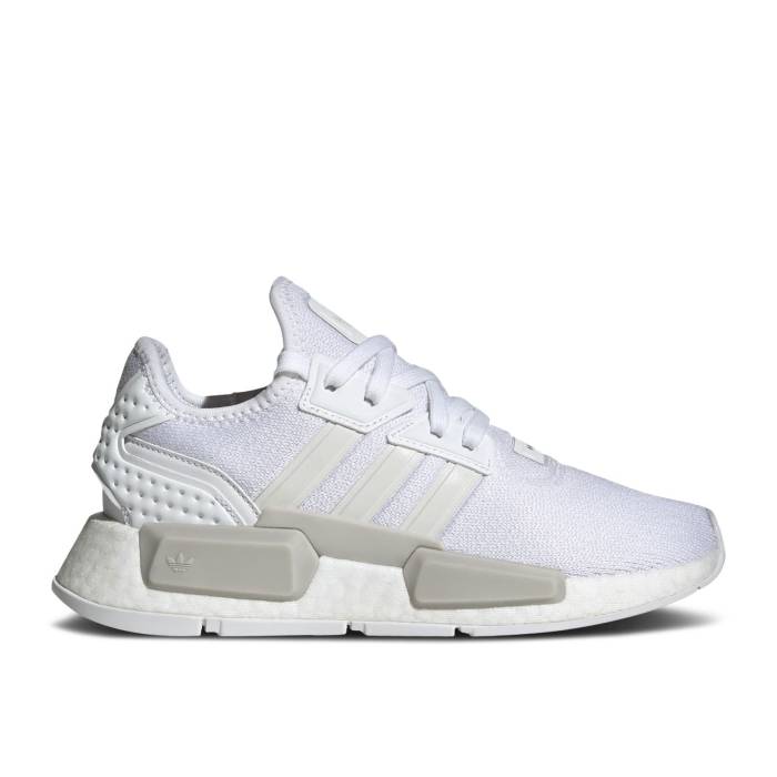 ǥ Adidas  Nmd_G1 J 'White Grey' Youth Cloud White/Grey One/Core B...