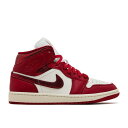 ナイキ エアジョーダン Air Jordan 【 Wmns Jordan 1 Mid 'Valentine's Day 2025' Women Gym Red/White/Sail 】 ミッド 靴 レディース靴 その他 レディース Red 赤・レッド 白色 ホワイト