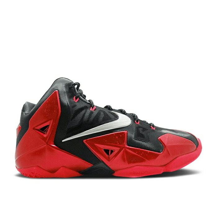 ナイキ Nike 【 Lebron 11 Xdr 'Heat Away' Men Black/Metallic Red-Silver Grey 】 Lebron レブロン 靴 メンズ靴 スニーカー メンズ 黒色 ブラック 灰色 グレー