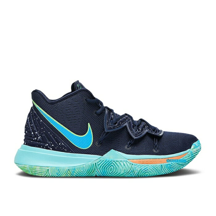 ʥ Nike  Kyrie 5 Ep 'Ufo' Men Obsidian/Light Current Green-Scream Green  Kyri...