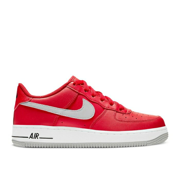 ʥ Nike  Air Force 1 Low Gs 'University Red' Youth University Red/Bl...