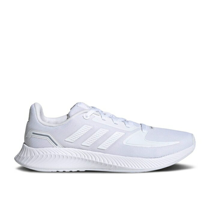 ǥ Adidas  Runfalcon 2.0 J 'White Grey' Youth Cloud White/Cloud Wh...