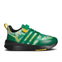 アディダス Adidas 【 Lego X Racer Tr21 El Little Kid 'Digi Camo - Green' Youth Green/Green/Core Black 】 カモ柄 キッズ ベビー マタニティ キッズファッション 靴 スニーカー ジュニア キッズ green 緑・グリーン