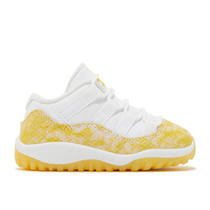 ナイキ　エアジョーダン Air Jordan 【 Jordan 11 Retro Low Td 'Yellow Snakeskin' Infant White/Tour Yellow/Sail 】 レトロ キッズ ベビー マタニティ ベビーファッション 靴 スニーカー ベビー 白色 ホワイト yellow