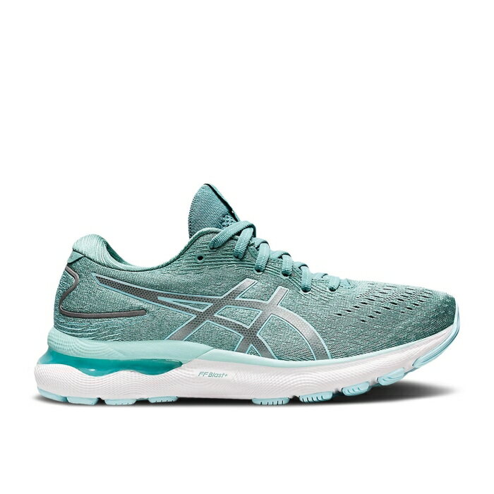 アシックス Asics 【 Wmns Gel Nimbus 24 Wide 'Sage' Women Sage/Clear Blue 】 靴 レディース靴 スニーカー レディース 青色 ブルー