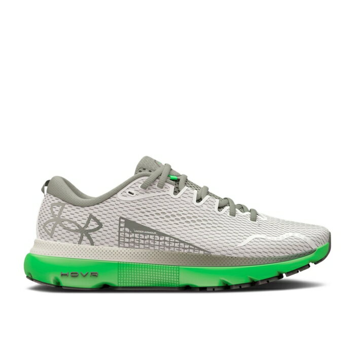 アンダーアーマー Under Armour 【 Hovr Infinite 5 'White Clay Green Screen' Men White Clay/Green ..