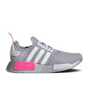 アディダス Adidas 【 Nmd_R1 J 'Silver Screaming Pink' Youth Halo Silver/Cloud White/Screaming Pink 】 キッズ ベビー マタニティ キッズファッション 靴 スニーカー ジュニア キッズ Silver 銀色・シルバー 白色 ホ(4)