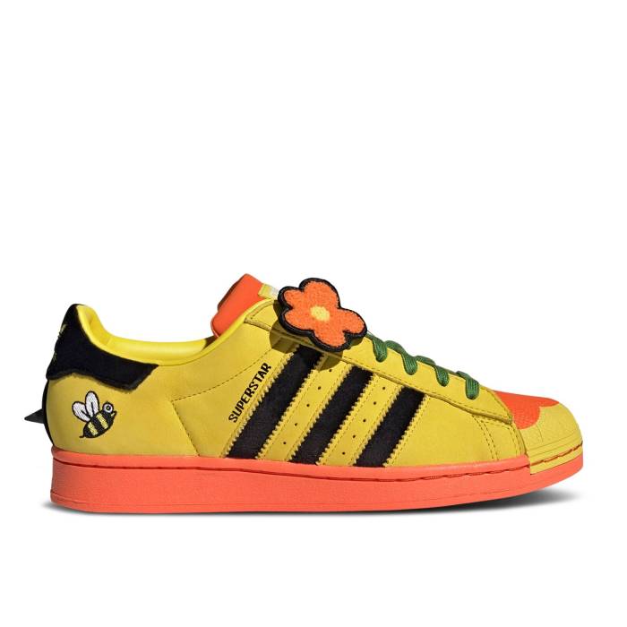 アディダス Adidas 【 Melting Sadness X Superstar 'Bee With You Pack - Yellow' Men Yellow/Core Black/Super Orange 】 Superstar スーパースター 靴 メンズ靴 スニーカー メンズ yellow 黄色・イエロー コア 黒色 ブラック o