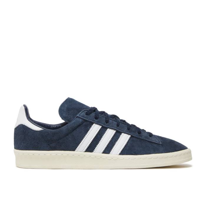 アディダス Adidas 【 Campus 80S 'Collegiate Navy' Men Collegiate Navy/Cloud White/Off White 】 キャンパス 靴 メンズ靴 スニーカー メンズ 紺色 ネイビー 白色 ホワイト