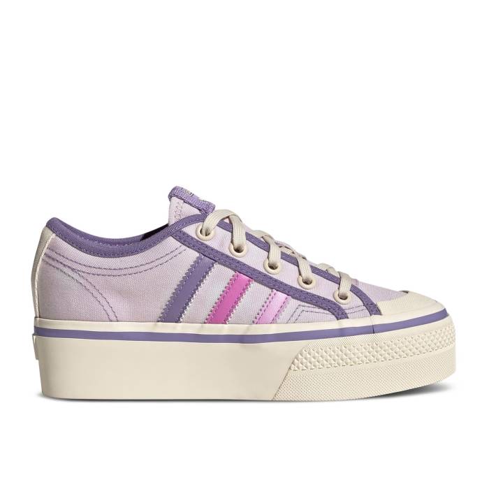 ǥ Adidas  Nizza Platform J 'Almost Pink Pulse Lilac' Youth Almost...