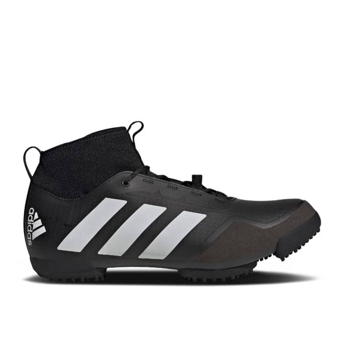 アディダス Adidas 【 The Gravel Cycling 'Black White' Men Core Black/Cloud White/Grey Five 】 靴 メンズ靴 スニーカー メンズ コア 黒色 ブラック 白色 ホワイト 灰色 グレー