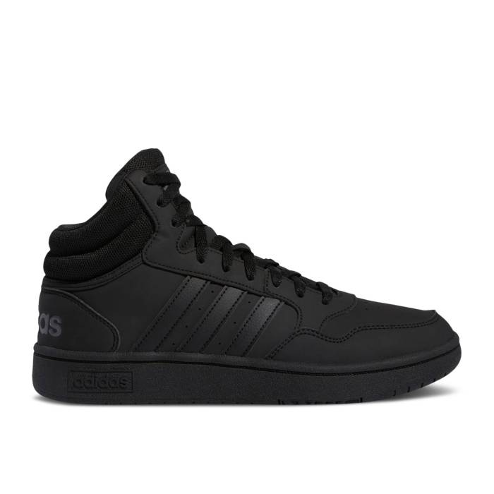 ǥ Adidas  Hoops 3.0 Mid 'Black Grey' Men Core Black/Core Black/Gr...
