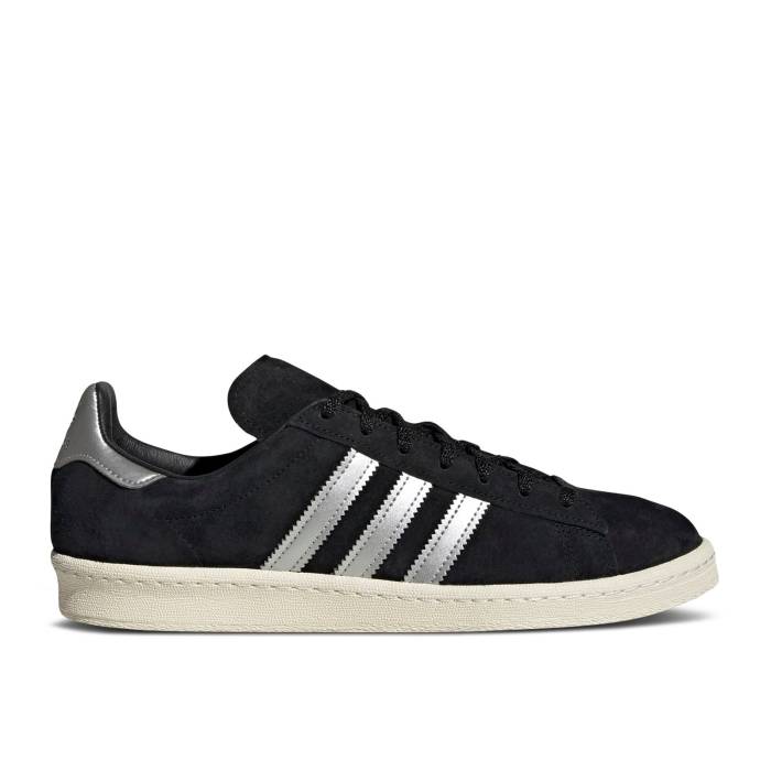 アディダス Adidas 【 Campus 'Black Metallic Silver' Men Core Black/Cloud White/Off White 】 キャンパス 靴 メンズ靴 スニーカー メンズ コア 黒色 ブラック 白色 ホワイト