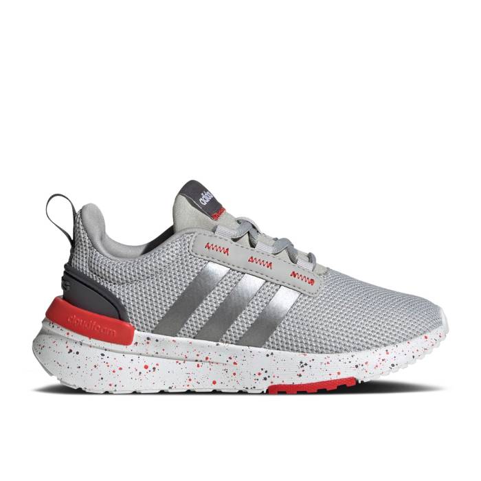 ǥ Adidas  Racer Tr21 Big Kid 'Grey Red Speckled' Youth Grey Two/I...