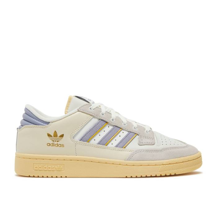 アディダス Adidas 【 Centennial 85 Low 'Crystal White Silver Violet' Men Crystal White/Silver Violet/Bold Gold 】 白色 ホワイト Silver 銀色・シルバー 靴 メンズ靴 スニーカー メンズ 白色 ホワイト Silver 銀色・シル