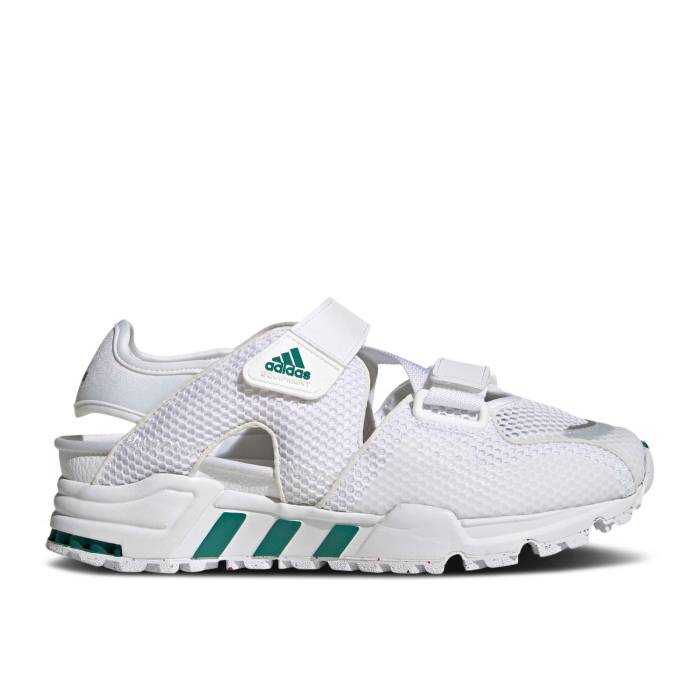 アディダス Adidas 【 Eqt93 Sandal 'Cloud White Green' Men Cloud White/Cloud White/Off White 】 白色 ホワイト 靴 メンズ靴 サンダル その他 メンズ 白色 ホワイト