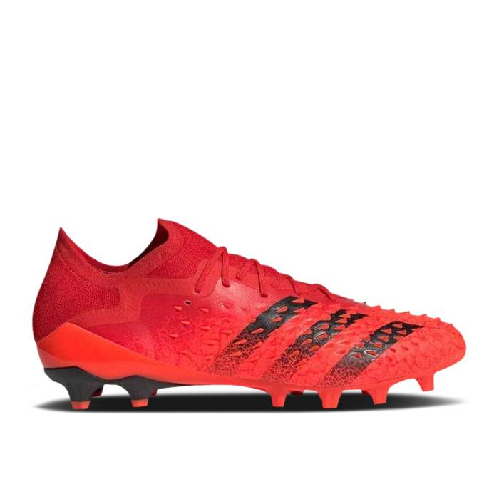 アディダス Adidas 【 Predator Freak.1 Low Ag 'Demonskin - Solar Red' Men Red/Core Black/Solar Red 】 プレデター 靴 メンズ靴 スニーカー メンズ Red 赤・レッド コア 黒色 ブラック
