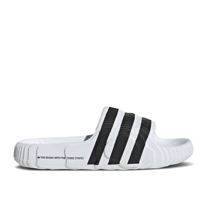 アディダス Adidas 【 Adilette 22 Slide 'White Black' Men Cloud White/Cloud White/Core Black 】 アディレッタ Slide サンダル 靴 メンズ靴 サンダル その他 メンズ 白色 ホワイト コア 黒色 ブラック
