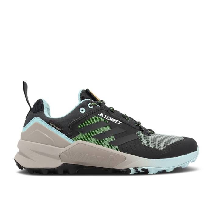 アディダス Adidas 【 National Geographic X Terrex Swift R3 Gore-Tex 'Carbon Aqua' Men Semi Flash Aqua/Carbon/Wonder Beige 】 Swift ゴアテックス 靴 メンズ靴 スニーカー メンズ アクア カーボン ベージュ