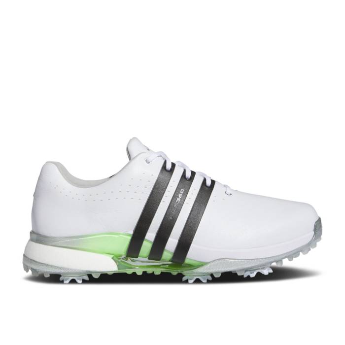 アディダス Adidas 【 Tour 360 24 Golf Wide 'White Green Spark' Men Cloud White/Core Black/Green Spark 】 golf ゴルフ green 緑・グリーン 靴 メンズ靴 スニーカー メンズ 白色 ホワイト コア 黒色 ブラック green 緑・