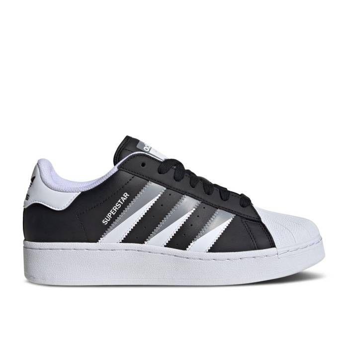 アディダス Adidas 【 Superstar Xlg 'Black Grey White' Men Core Black/Grey Three/Cloud White 】 Superstar スーパースター 灰色 グレー 靴 メンズ靴 スニーカー メンズ コア 黒色 ブラック 灰色 グレー 白色 ホワイ