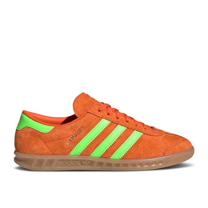 ǥ Adidas  Wmns Hamburg 'Orange Solar Green Gum' Women Orange/Sola...