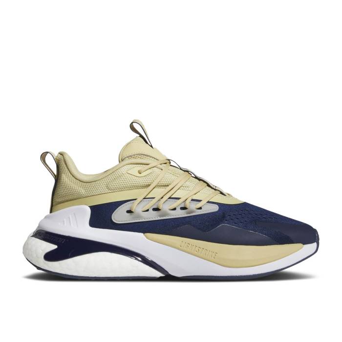 楽天スニケスアディダス Adidas 【 Alphaboost V2 'Collegiate Navy Sand' Men Collegiate Navy/Team Sand/Cloud White 】 紺色 ネイビー 靴 メンズ靴 スニーカー メンズ 紺色 ネイビー Team チーム 砂色・サンド 白色 ホワイト