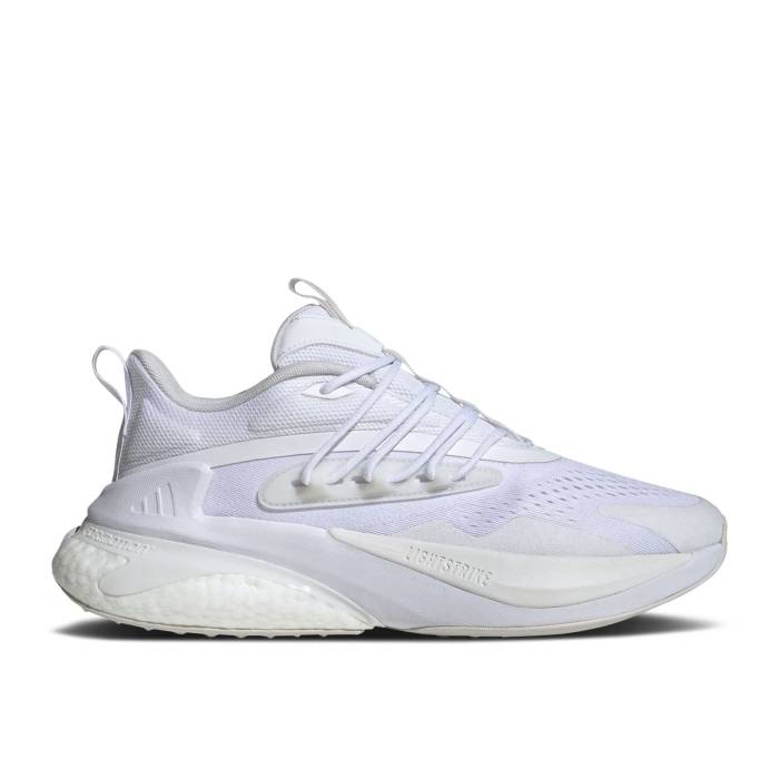 楽天スニケスアディダス Adidas 【 Alphaboost V2 'Crystal White Grey' Men Cloud White/Crystal White/Grey One 】 白色 ホワイト 靴 メンズ靴 スニーカー メンズ 白色 ホワイト 灰色 グレー