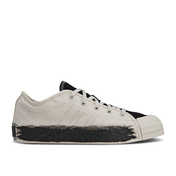 アディダス Adidas 【 Y-3 Nizza Low 'Talc Black' Men Talc/Talc/Black 】 靴 メンズ靴 スニーカー メンズ 黒色 ブラック