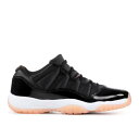 ナイキ エアジョーダン Air Jordan 【 Jordan 11 Retro Low Gg 'Bleached Coral' Youth Black/Bleached Coral-White 】 レトロ キッズ ベビー マタニティ キッズファッション 靴 スニーカー ジュニア キッズ 黒色 ブ