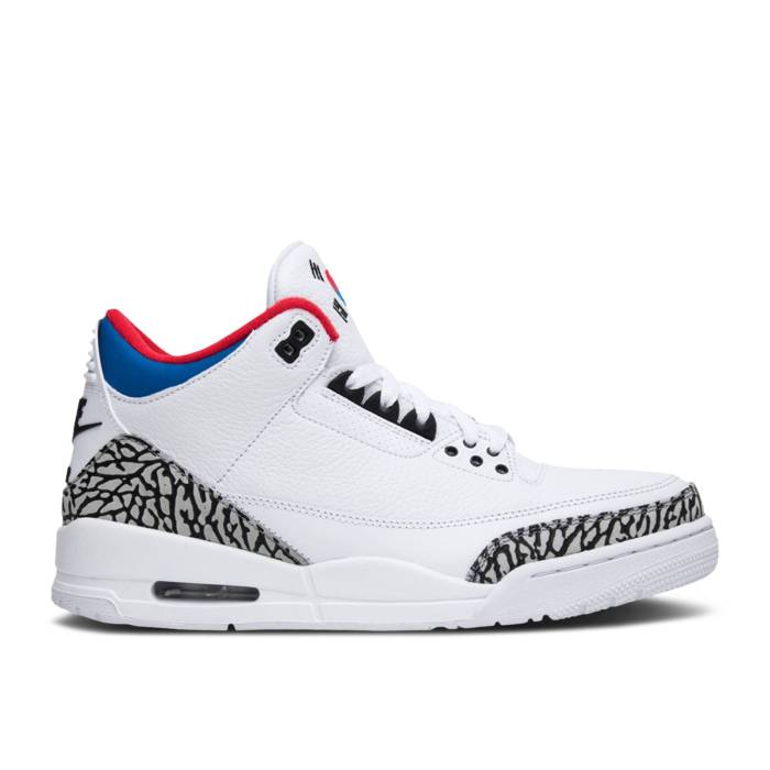 ʥ硼 Air Jordan  Jordan 3 Retro 'Seoul' Sample Men White/Soar/Atom Red ...