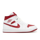 ナイキ エアジョーダン Air Jordan 【 Wmns Jordan 1 Mid 'White Pomegranate' Women White/Pomegranate/White 】 ミッド 靴 レディース靴 スニーカー レディース 白色 ホワイト(4)