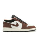 ナイキ エアジョーダン Air Jordan 【 Jordan 1 Low Se Gs 'Light Chocolate' Youth Light Chocolate/Black/Sail/Crimson Bliss 】 キッズ ベビー マタニティ キッズファッション 靴 スニーカー ジュニア キッズ 黒色 ブ