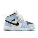 ナイキ エアジョーダン Air Jordan 【 Jordan 1 Mid Td 'Ice Blue' Infant Ice Blue/Sail/White/B...
