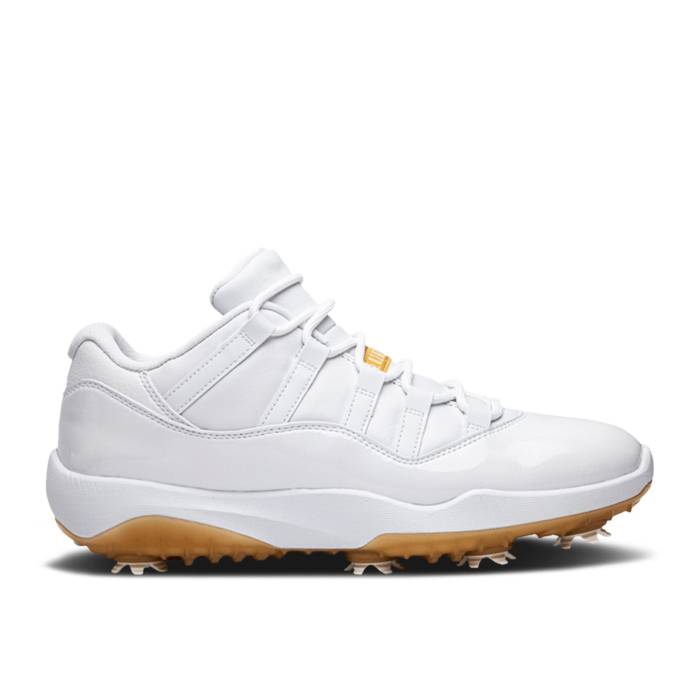 ʥ硼 Air Jordan  Jordan 11 Low Golf 'Metallic Gold' Sample Men White/Met...