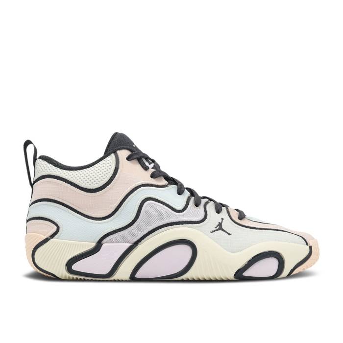 ナイキ　エアジョーダン Air Jordan 【 Jordan Tatum 3 Pf 'Sidewalk Chalk' Men Anthracite/Pale Ivory/Orange Pearl/Barely Green/Light Violet 】 靴 メンズ靴 スニーカー メンズ アイボリー orange 橙・オレンジ パール green