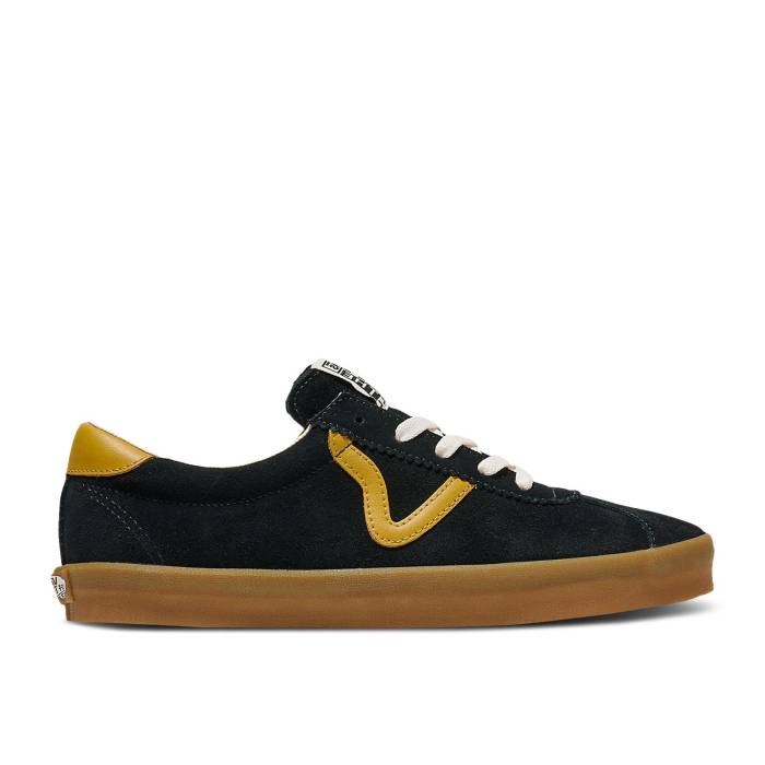 ヴァンズ Vans 【 Sport Low 'Pop Black Yellow Gum' Men Gum Pop Black/Yellow 】 黒色 ブラック ...