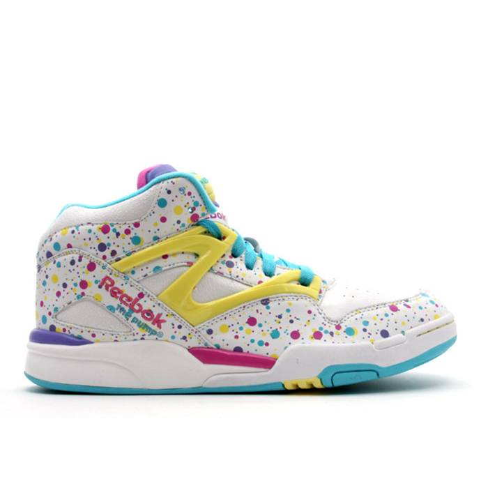 ꡼ܥå Reebok  Pump Omni Lite Easter 'Easter' Men White/Yellow/Strat Ink/Voltage...