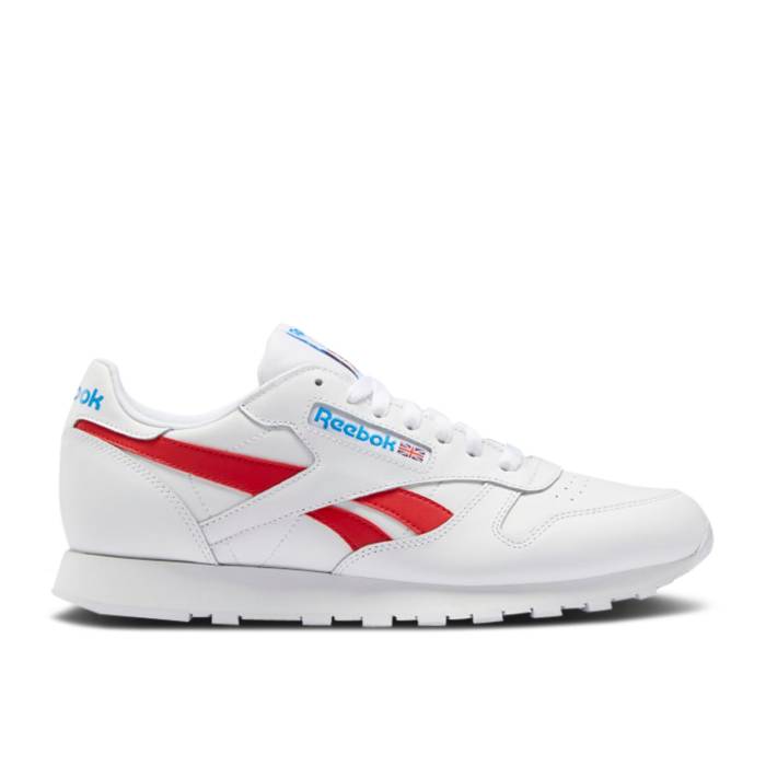 リーボック Reebok 【 Classic Leather 'White Vector Red' Men White/Vector Red/Horizon Blue 】 クラシック レザー 靴 メンズ靴 スニーカー メンズ 白色 ホワイト Red 赤・レッド 青色 ブルー